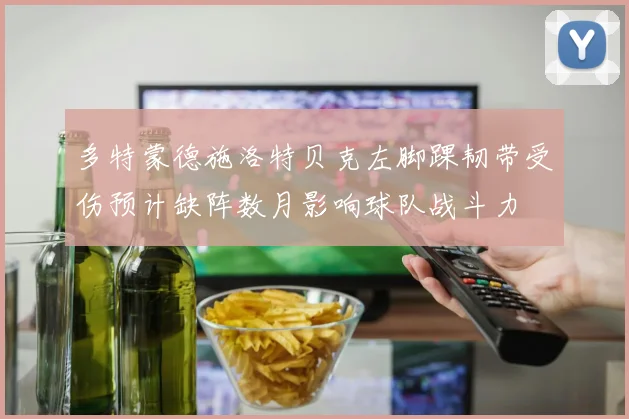 多特蒙德施洛特贝克左脚踝韧带受伤预计缺阵数月影响球队战斗力